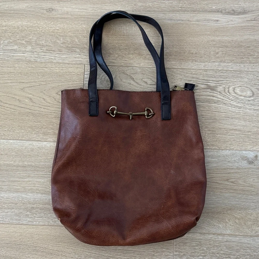 Tote Bag Faux Leather handbag Womens